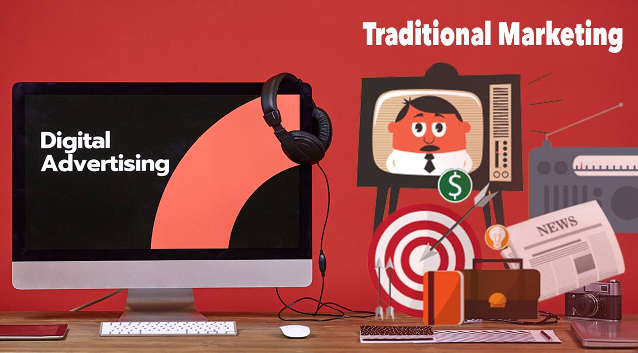 Digital Advertising Spending Compared To Traditional Marketing